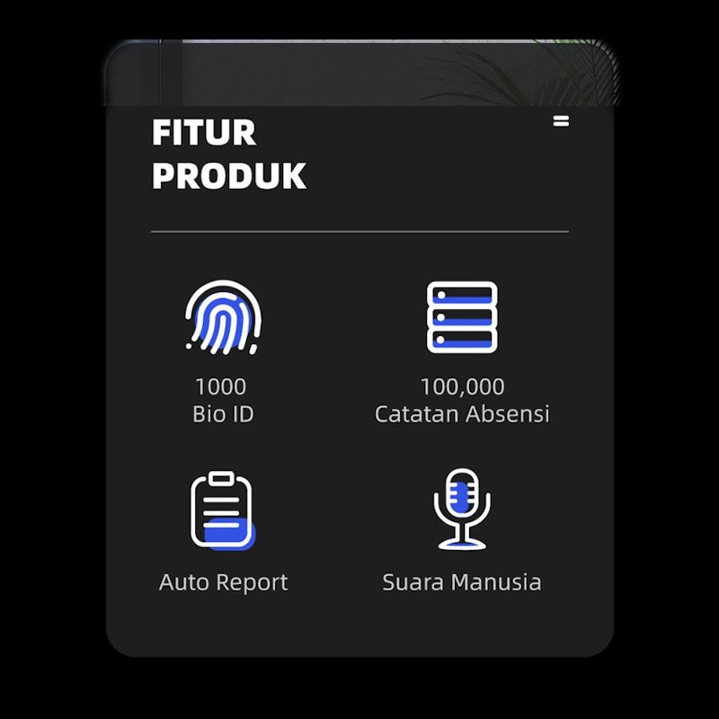 Deli Mesin Absensi Sidik Jari 2