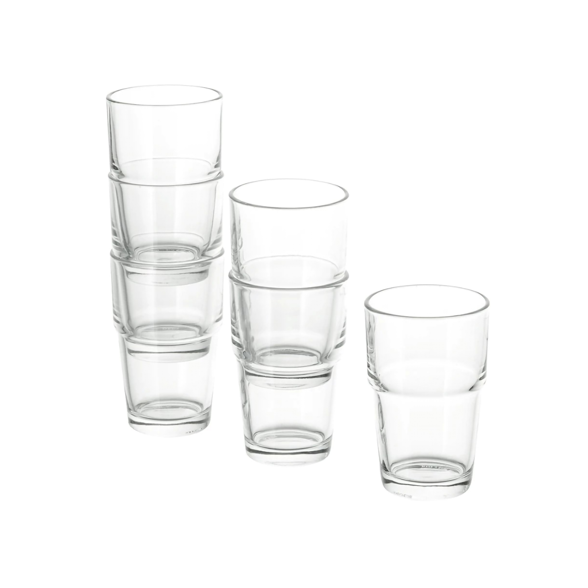 IKEA REKO Gelas Kaca Bening (Isi 6 pcs) 1