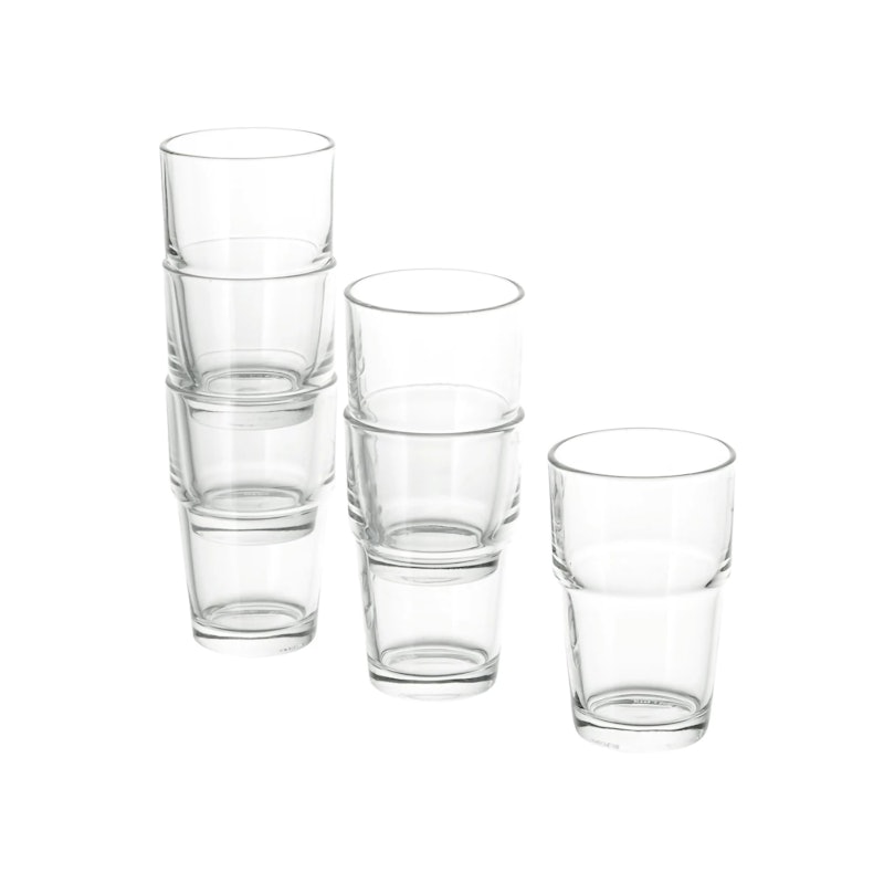 IKEA REKO Gelas Kaca Bening (Isi 6 pcs) 1