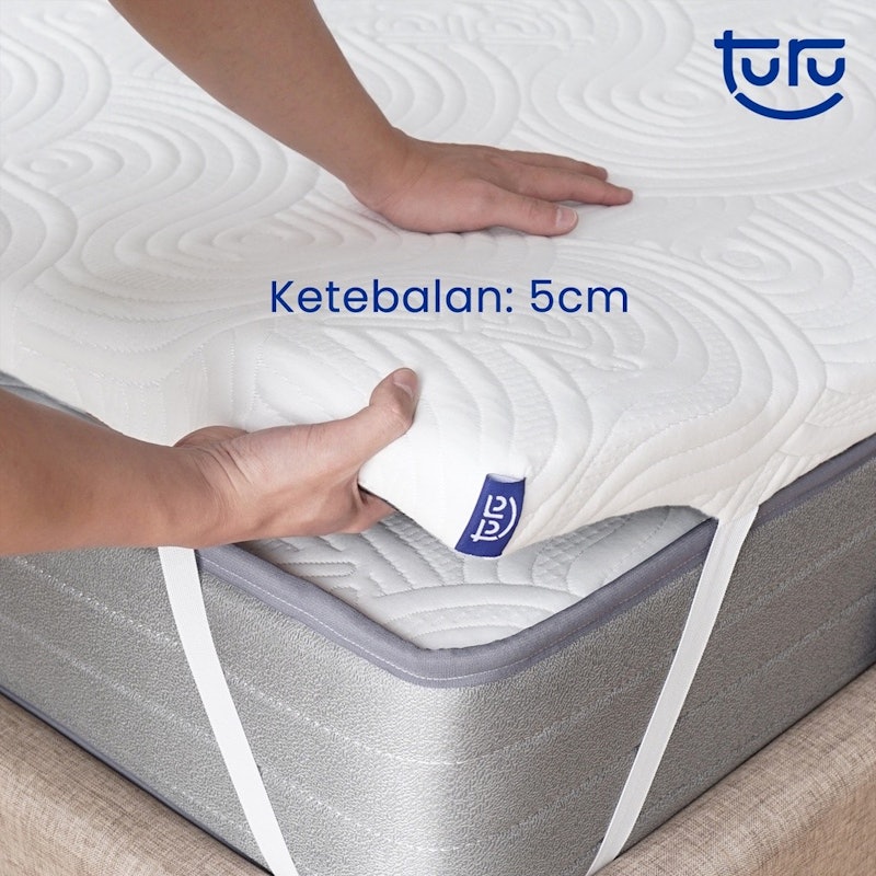 TURU Breeze Natural Latex Topper 100 x 200 2