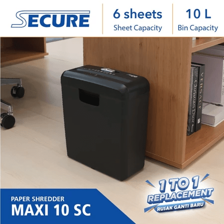  Secure Maxi Paper Shredder 10SC