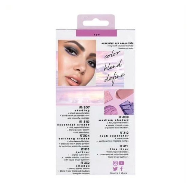 Real Techniques Real Techniques Everyday Essential Eye Makeup Brush Set 1991