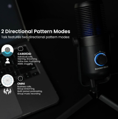 Soundtech Manufacturing Company Limited Soundtech 2.1 USB Condenser Microphone