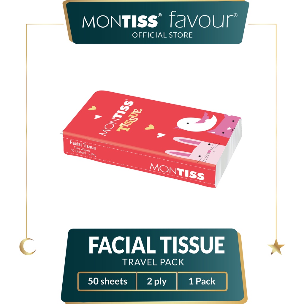 Sun Paper Source Montiss Tissue Facial Travel Pack