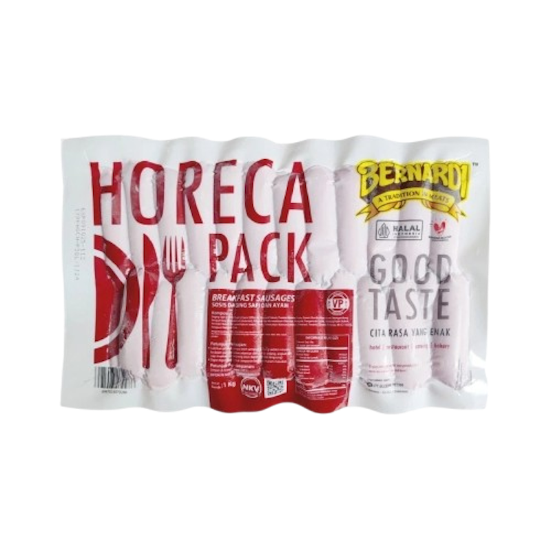 BERNARDI Horeca Pack Breakfast Sausages Sosis Daging Sapi dan Ayam 1
