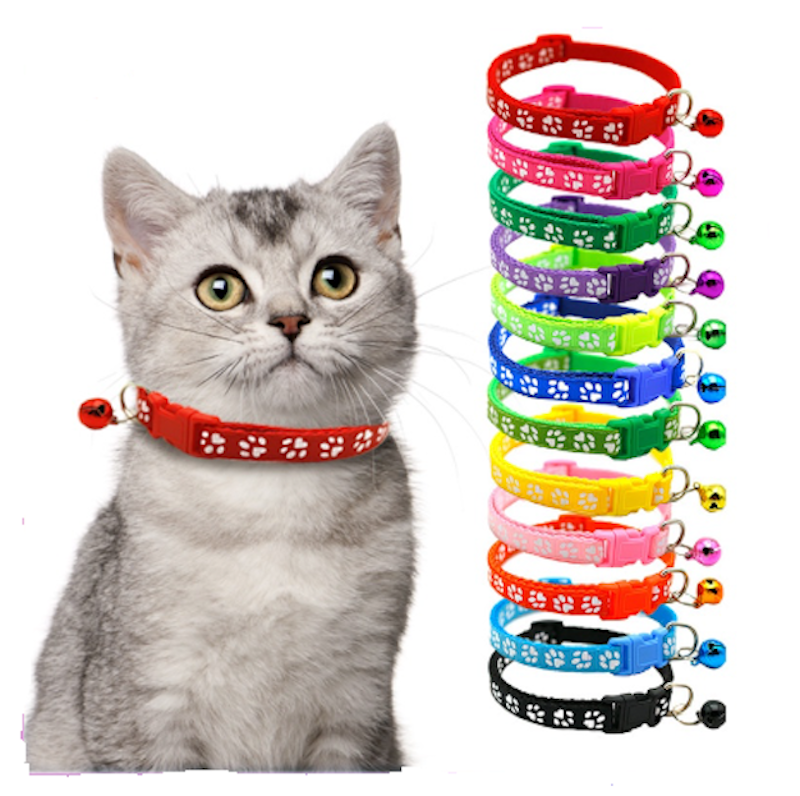 Cartoon Footprint Cat Collar 1