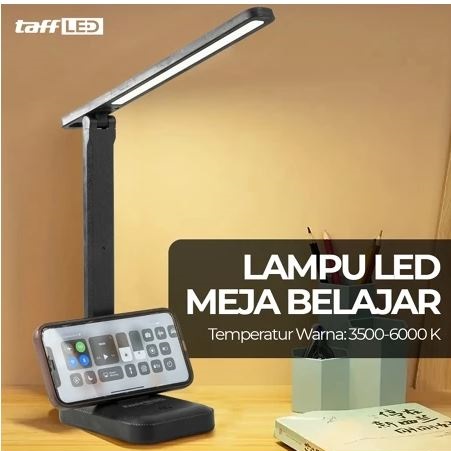 Jakarta Digital Nusantara TaffLED Lampu Meja Belajar Desk Lamp USB 8 W T302