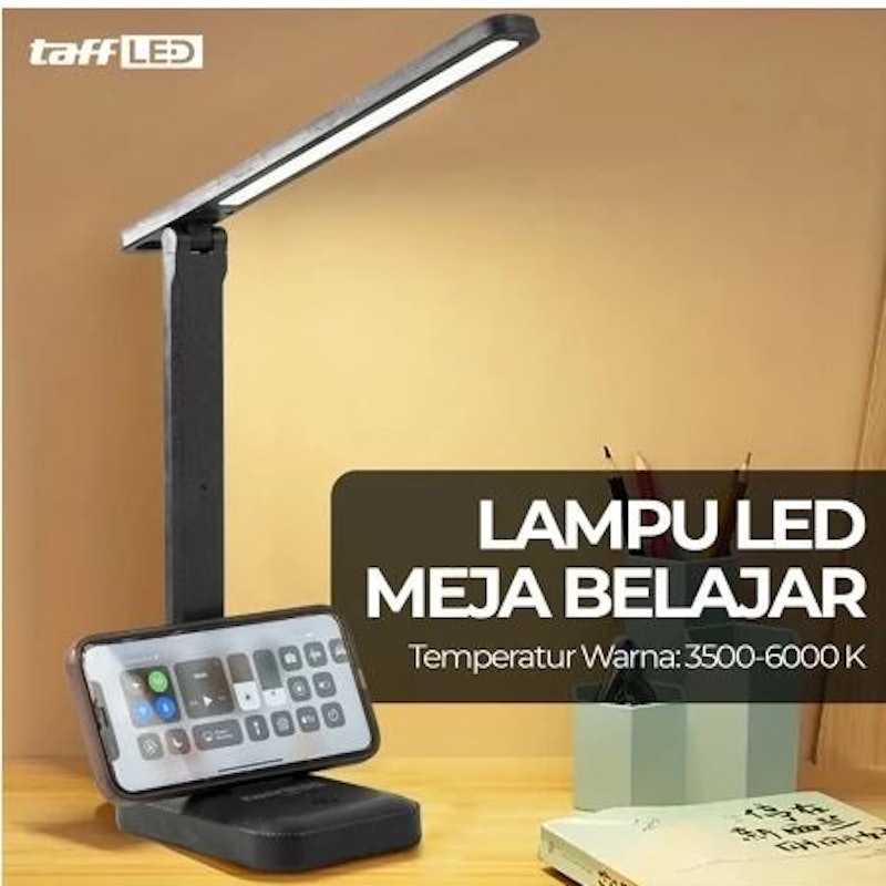 TaffLED Lampu Meja Belajar Desk Lamp USB 8 W 5