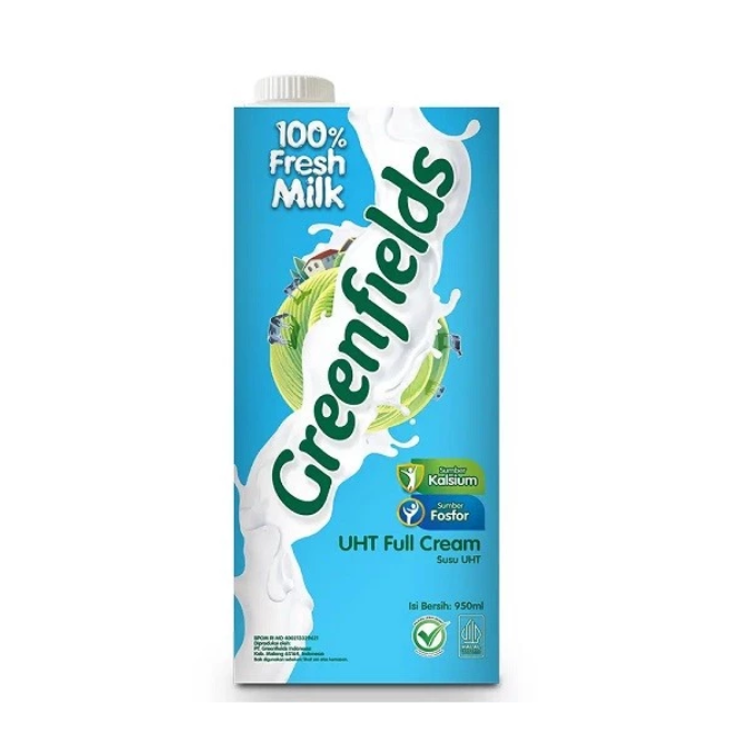 Greenfields UHT Full Cream 950 ml