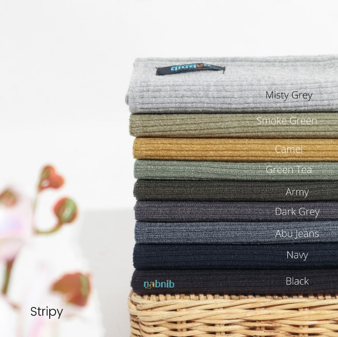 Stripy Ciput Rajut Bandana