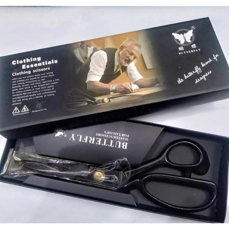 Shanghai Butterfly Import & Export Butterfly Gunting Kain Hitam