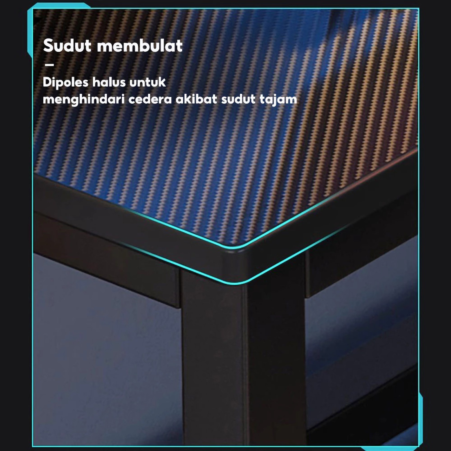  KUCADI Meja Gaming 
