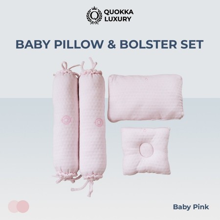 Quokka Luxury By CuddleMe Baby Pillow & Bolster Set 5