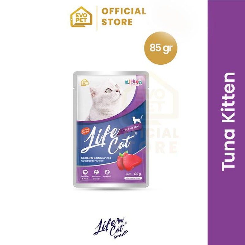 Life Cat Pouch Makanan Kucing Basah 85 gr 4