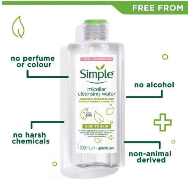 Unilever Indonesia Simple Kind to Skin Micellar Cleansing Water