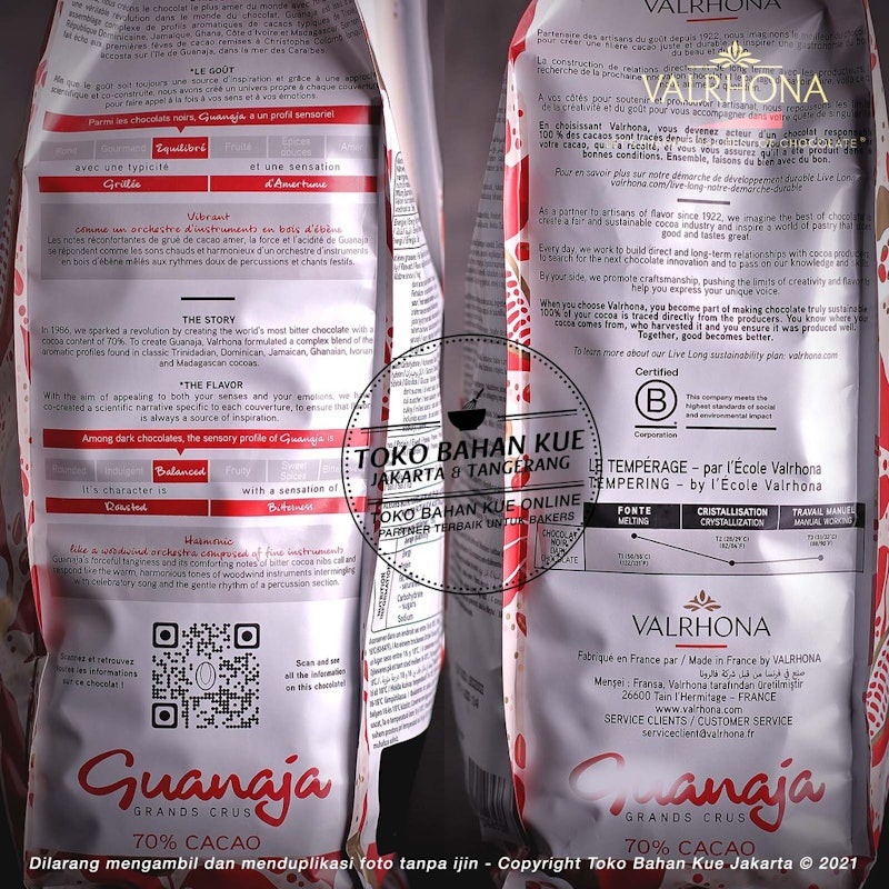 Valrhona Guanaja 70% Dark Chocolate 100 g 4