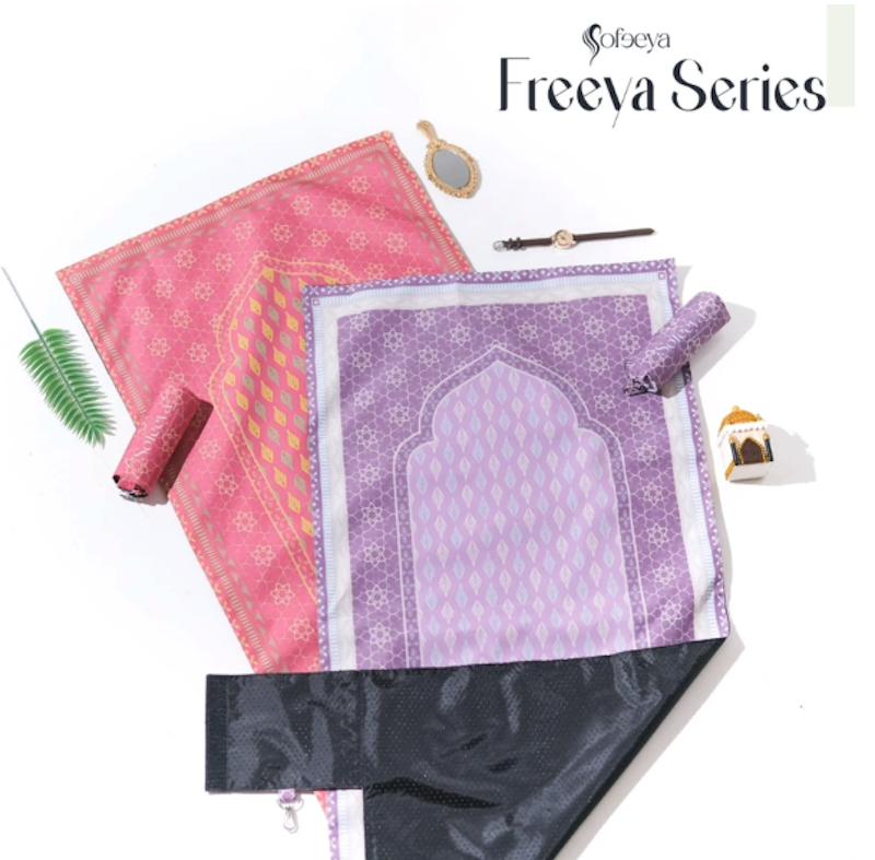 Sofeeya Sajadah Travel Gulung Freya Series 4