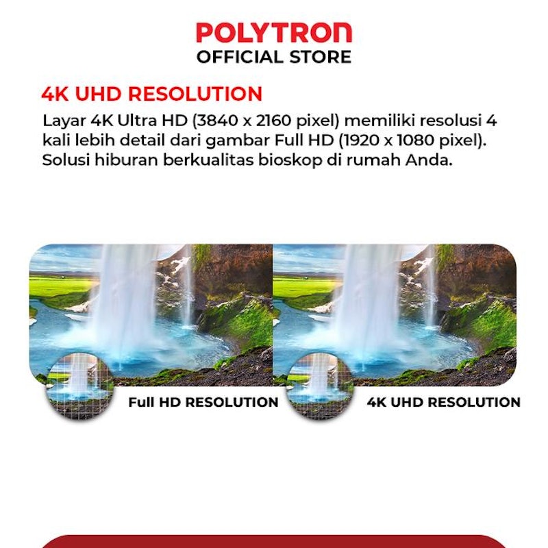 Polytron 65" 4K UHD Smart Google TV 4