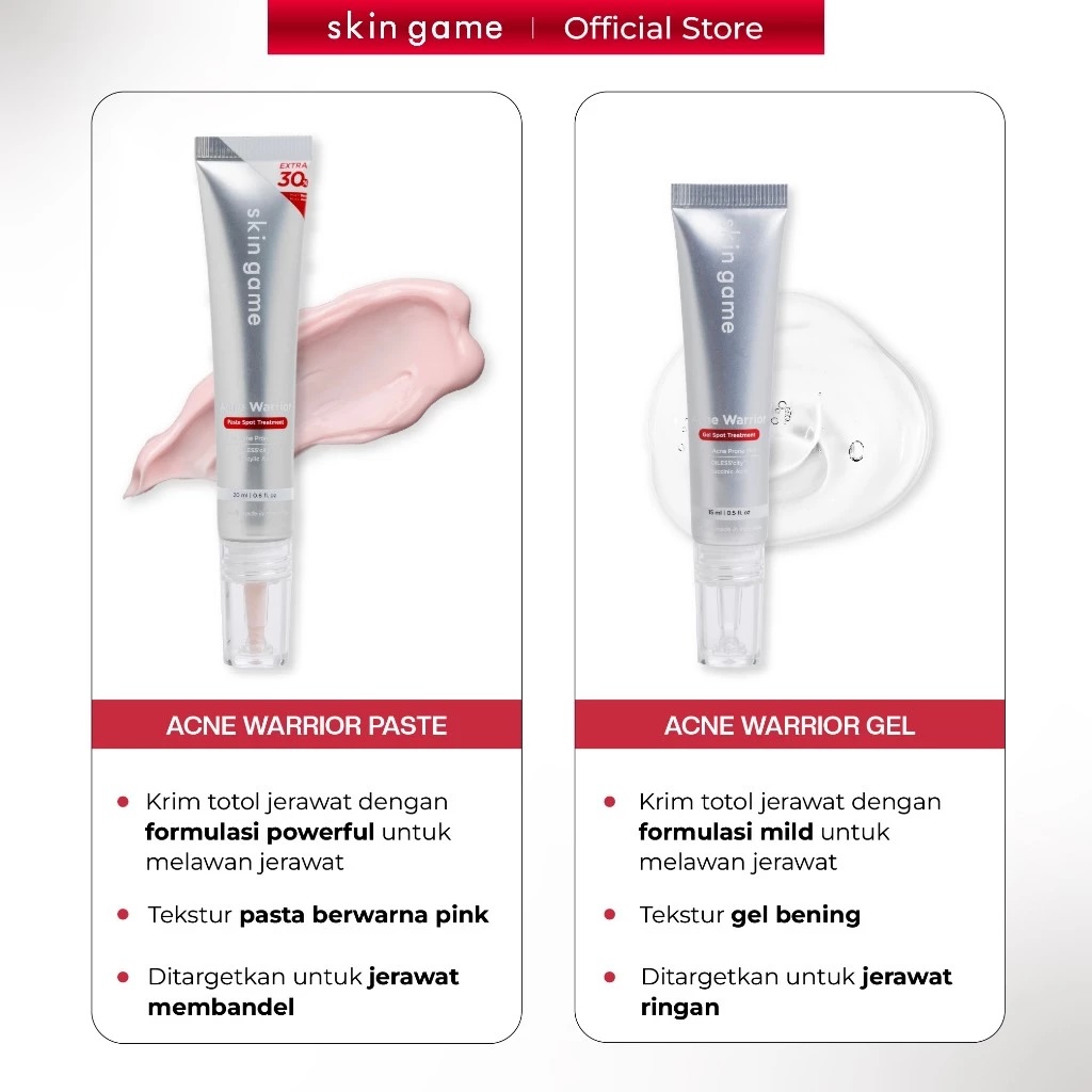 Derawa Usaha Adiratna Skin Game Acne Warrior Paste