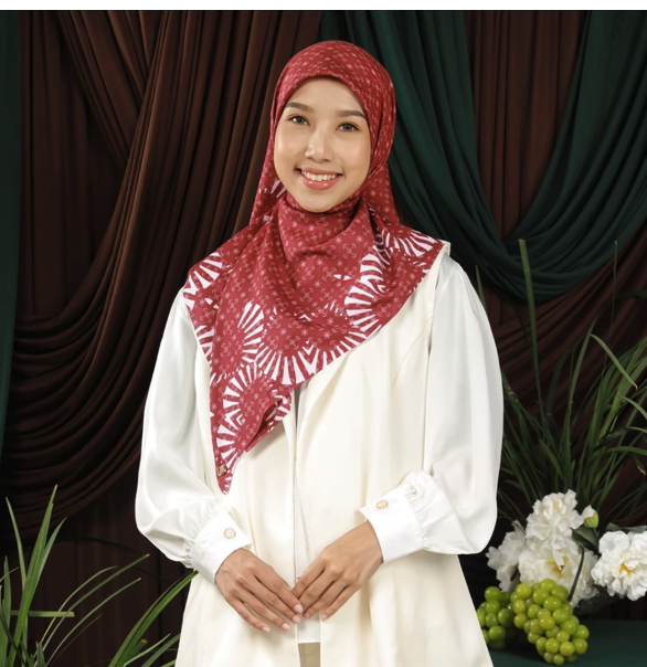 Nushel Jaya Mandiri Umama Voal Miracle Motif Icon Pouch V.09