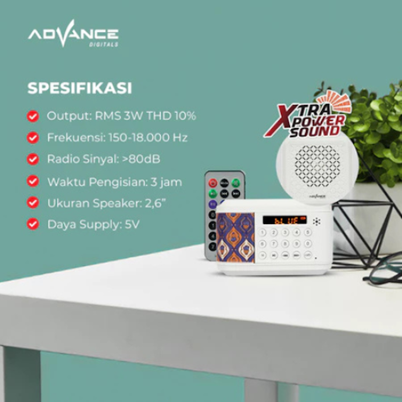 Advance Speaker Bluetooth Mini 3