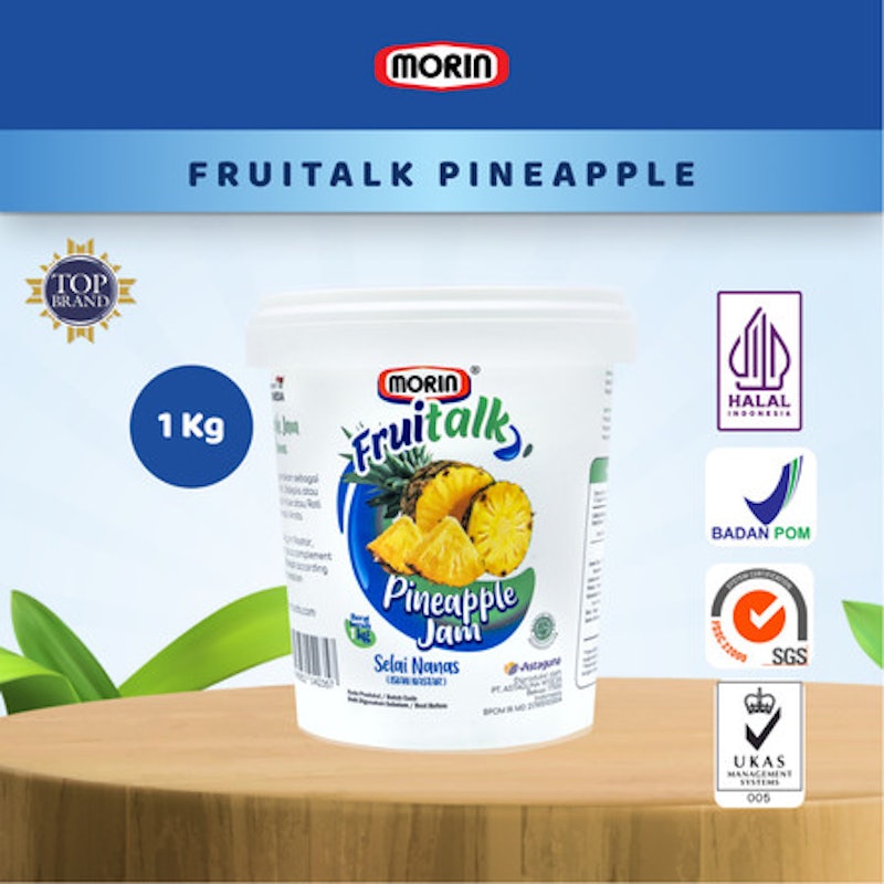 Morin Fruitalk Pineapple Jam 1 kg 2