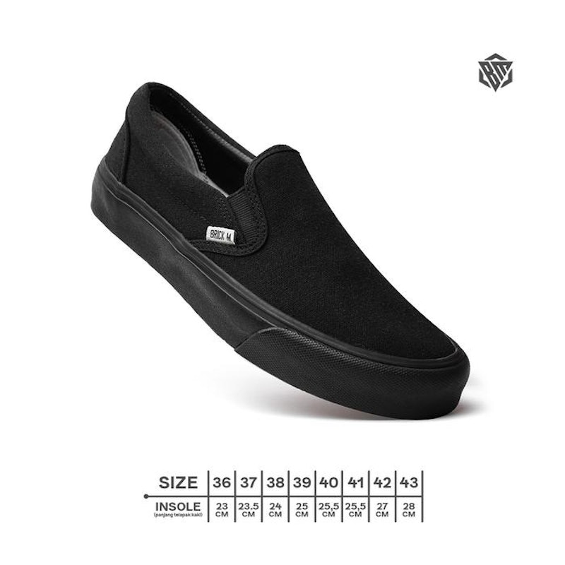 Brick Mansions Slip On Mission Full Black 3