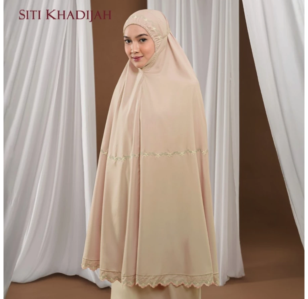 Siti Khadijah Nusantara Siti Khadijah Mukena Broderie Melati 