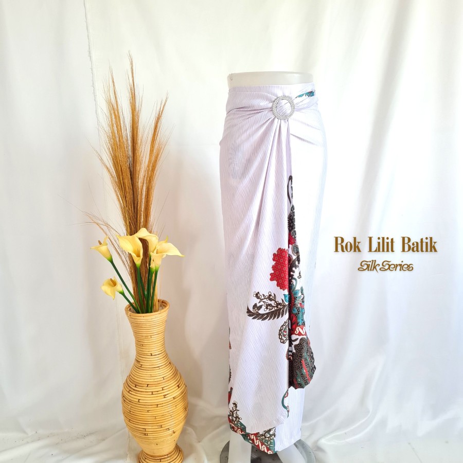 Pusat Bordir Tasikmalaya Rok Lilit Batik Semi Sutra Danar Hadi 3