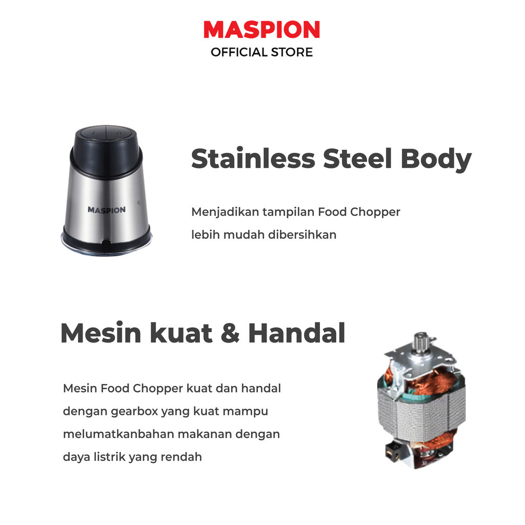 Maspion Food Chopper  2