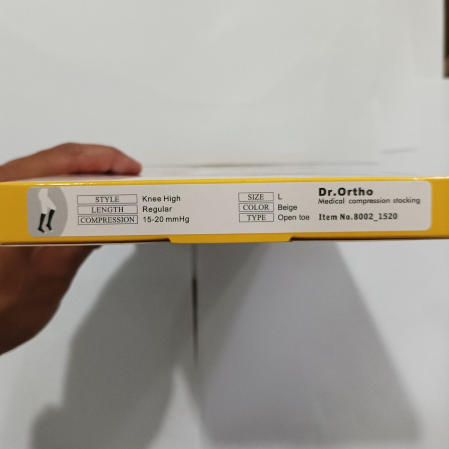 I-MING SANITARY MATERIALS Dr. Ortho Under Knee Stocking Open Toes A-8002