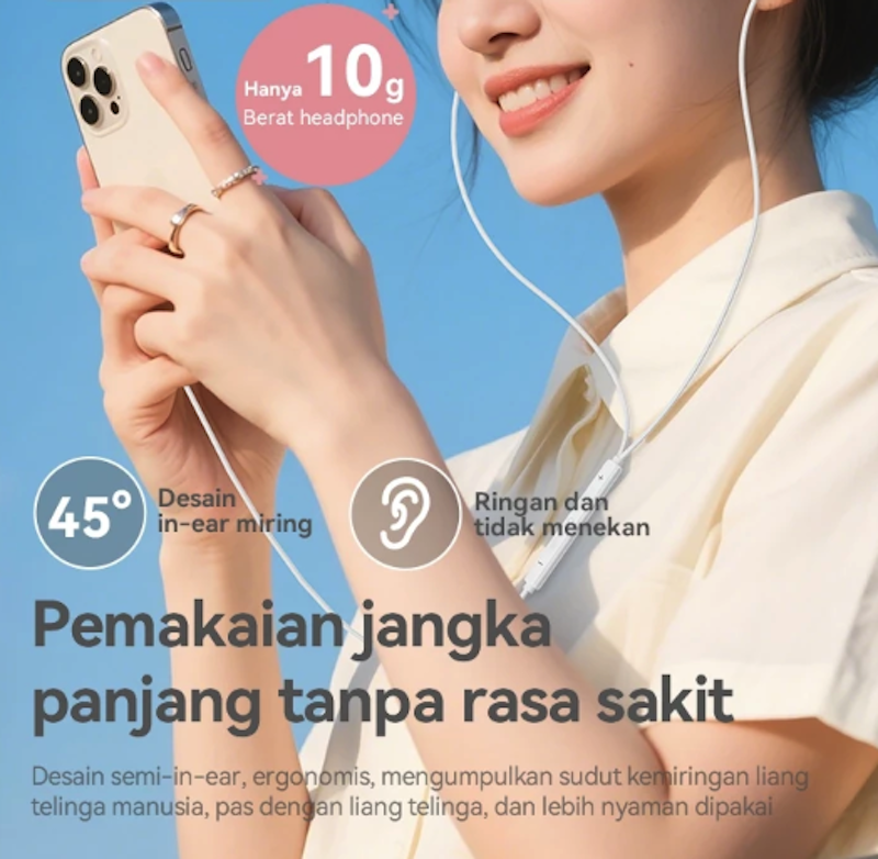 BASIKE Headset Kabel Type-C 5