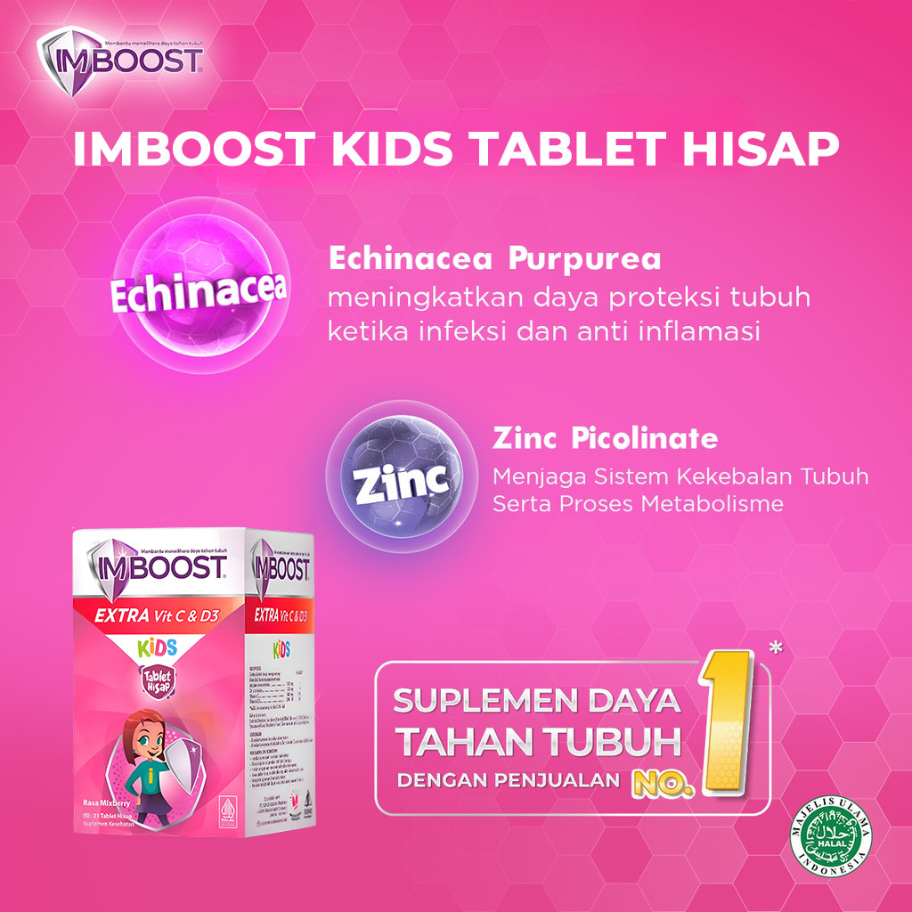 SOHO Global Health Imboost® Kids Extra Vit C & D3