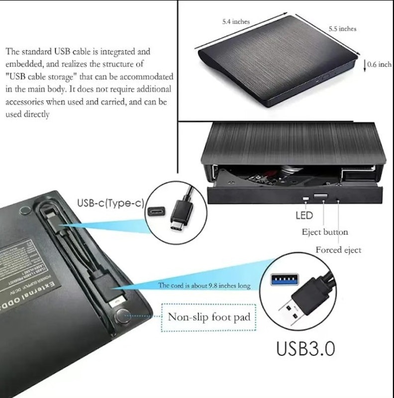 Ultra Thin DVD Writer 3