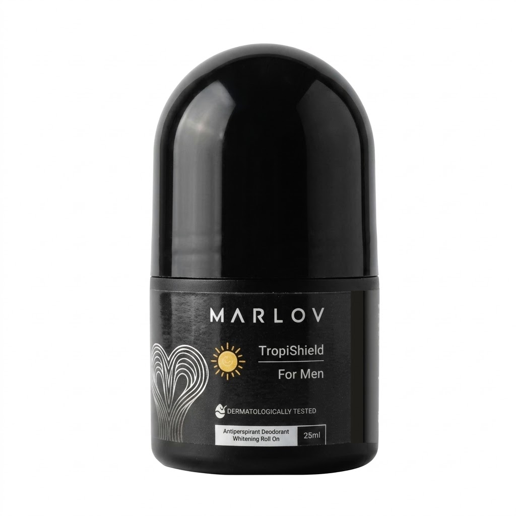 MARLOV TropiShield for Men Antiperspirant Deodorant Whitening Roll On 1