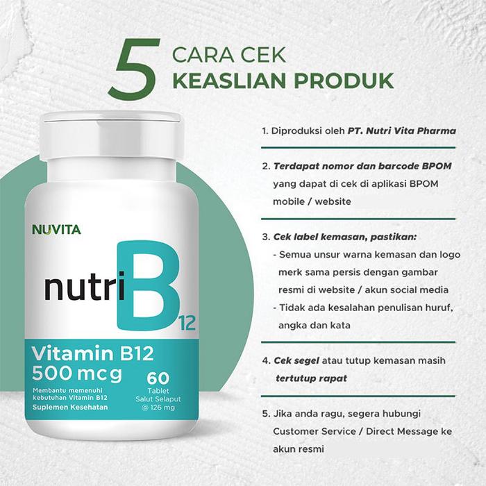 Nuvita Nutri B12 500mcg 3
