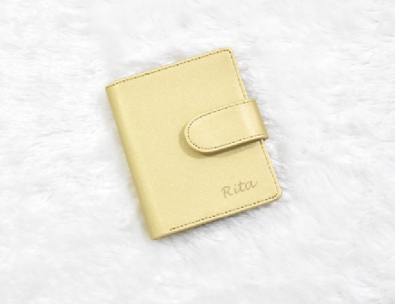 Dompet Kartu Wanita Premium Leather Custom Nama 3