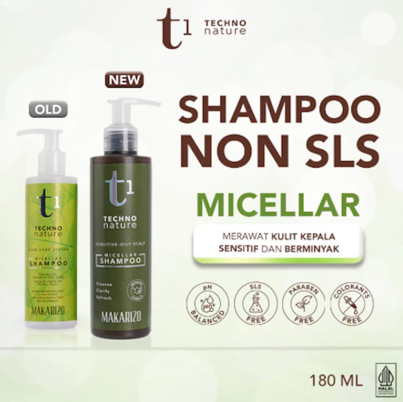 Makarizo T1 Techno Nature Micellar Shampoo 2