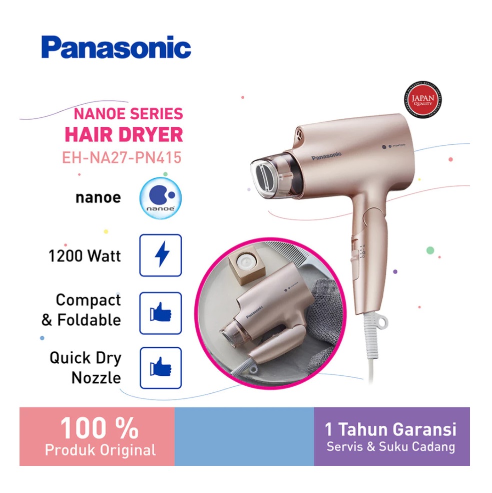 Panasonic Panasonic Hair Dryer Nanoe Series  EH-NA27PN415