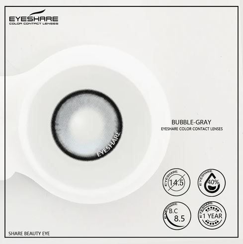 Bubble Gray Softlens 2