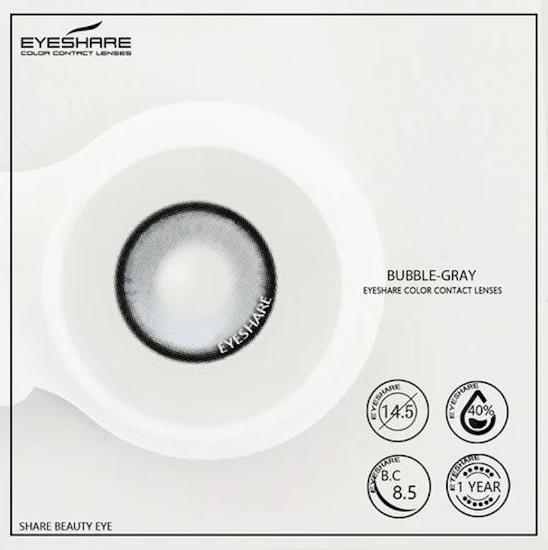 Bubble Gray Softlens 2
