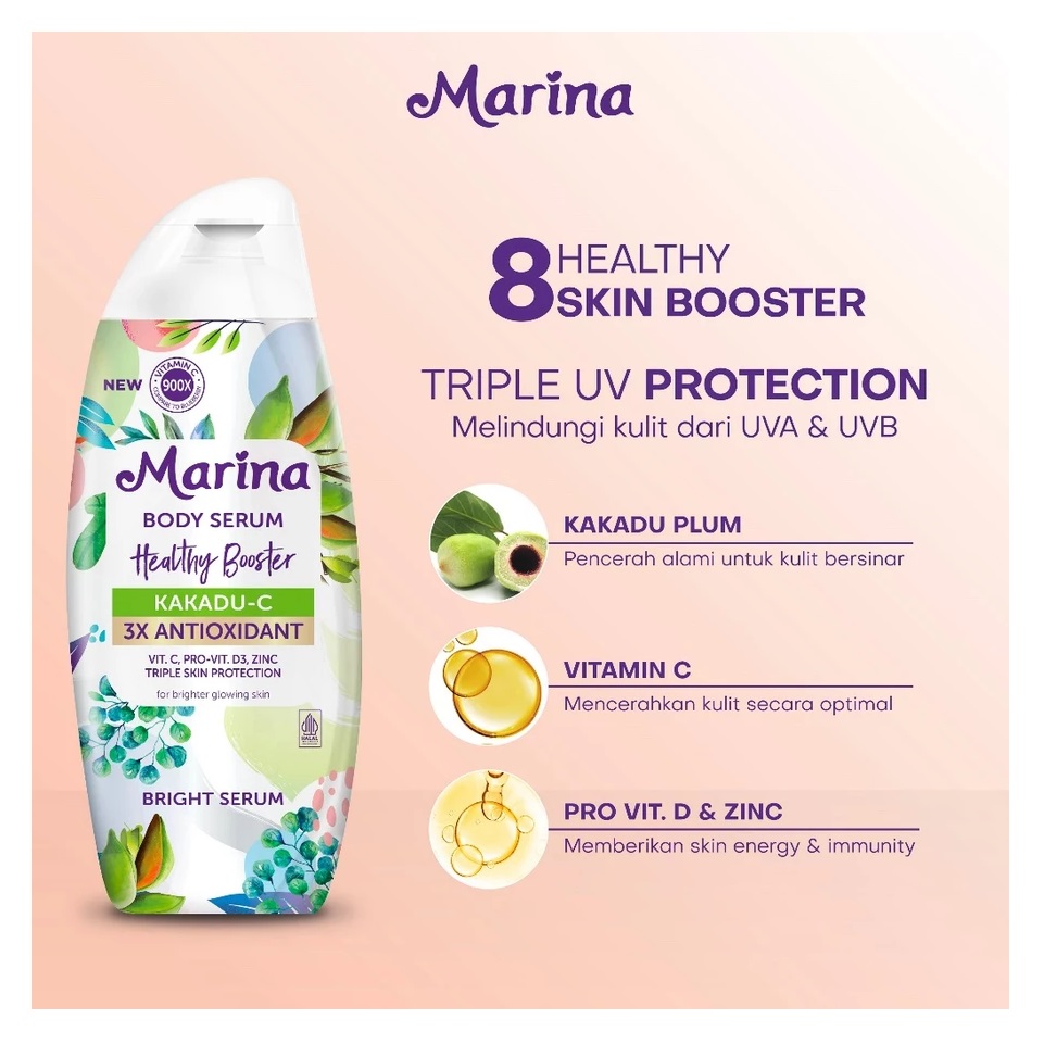 Tempo Scan Pacific Marina Body Serum Healthy Booster Kakadu-C