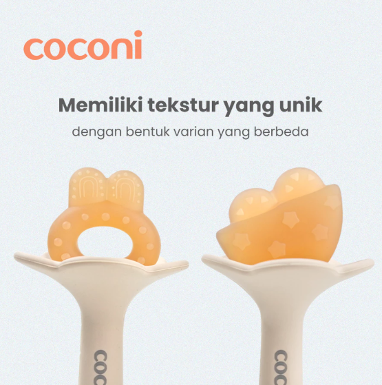 Kenson Multibrand Globalindo COCONI Lolipop Grip Teether 2 Pcs