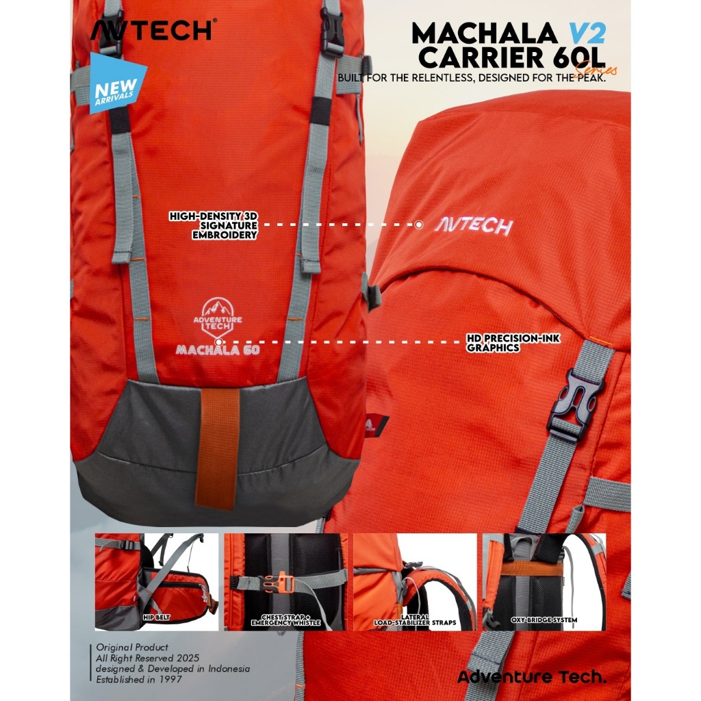 Avtech Adventure Technology AVTECH Machala V2 Carrier 60L