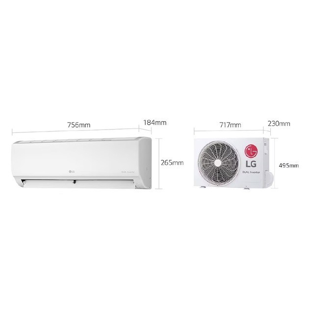 LG Electronics LG AC 0.5 PK DUALCOOL T05EV5