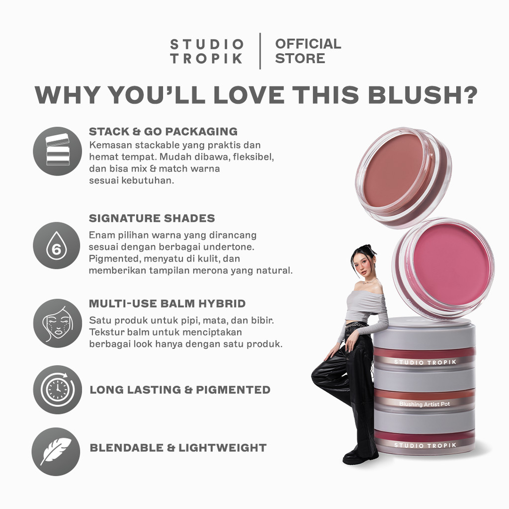 Studio Tropik Blushing Artist Pot Golden Hour 2