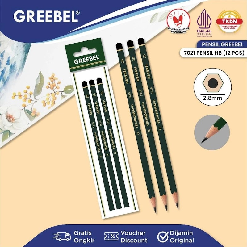Greebel® Pensil Pencil Kayu HB 5