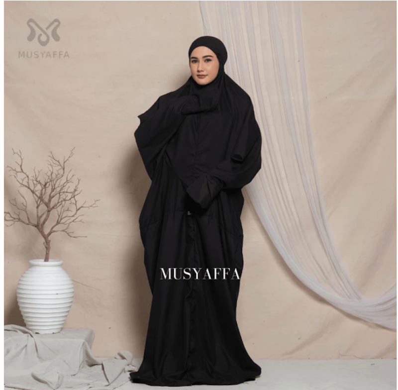 MUSYAFFA Mukena Terusan Dewasa Shafira Katun Premium 3