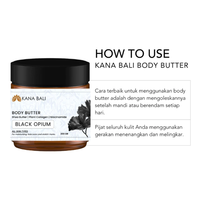 Gopala Kana Rasa Kana Bali Moisturizing Body Butter Black Opium
