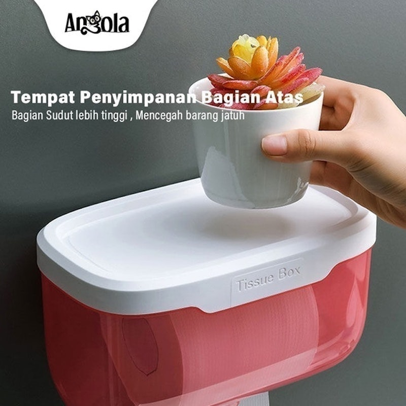 Tempat Tissue Toilet Kotak 4